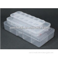 Nail tip box nail stone case Nail Tip Case for 100pcs plastic empty box